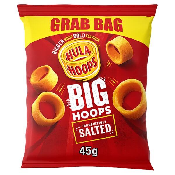 Hula Hoops Big Hoops Salted Grab Bag