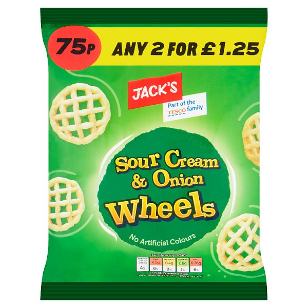 Jacks Sour Cream & Onion Wheels