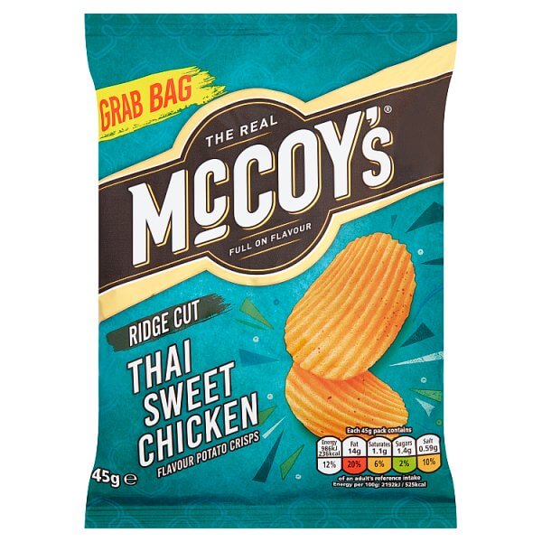 McCoys Thai Sweet Chicken Grab Bag Crisps