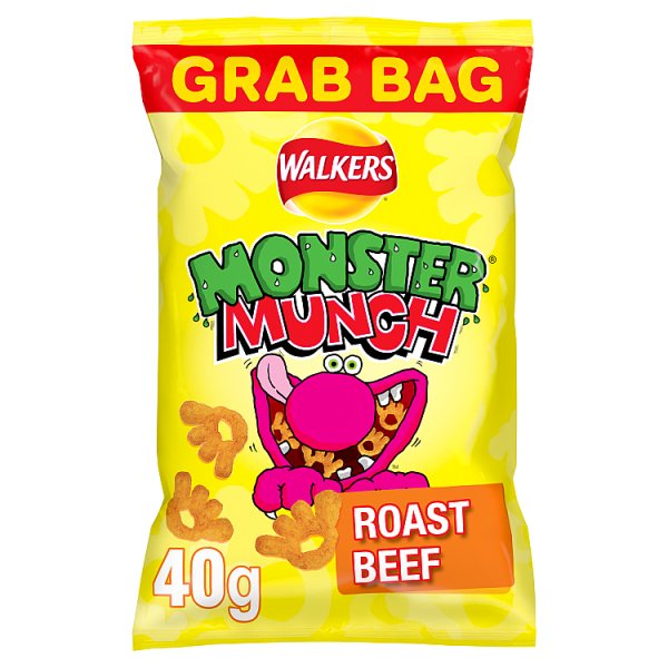 Walkers Monster Munch Roast Beef Grab Bag