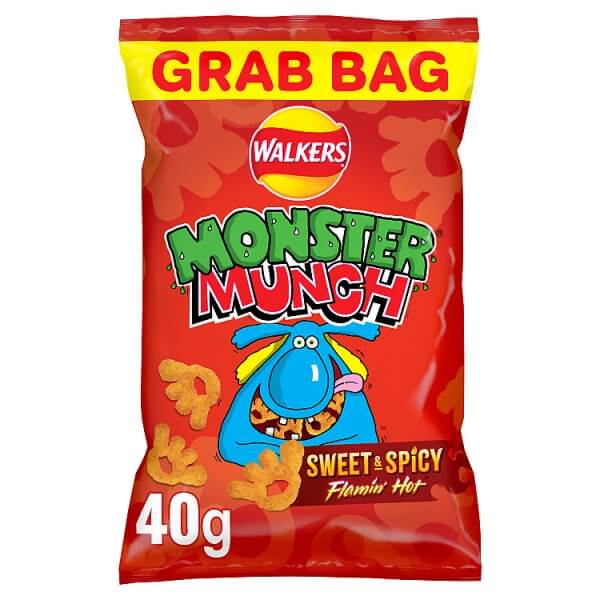 Walkers Monster Munch Sweet & Spicy Grab