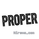 Proper