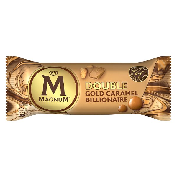 Magnum Ice Cream Stick Double Gold Caramel Billionaire
